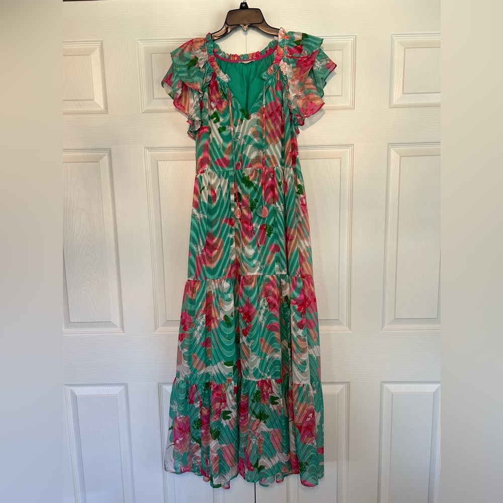 Jade sleeveless multi dress